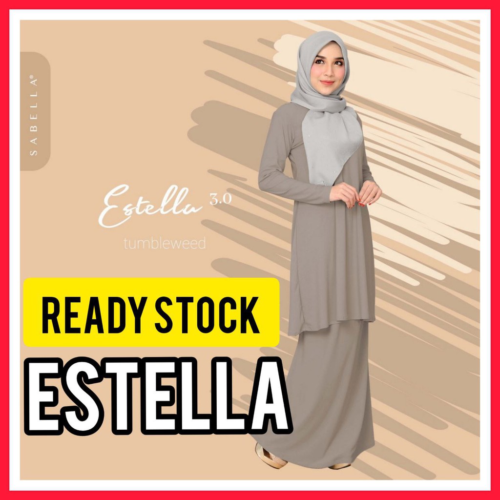 Buy 💥READY STOCK 💥 BAJU KURUNG ESTELLA /LOREZ IRONLESS 