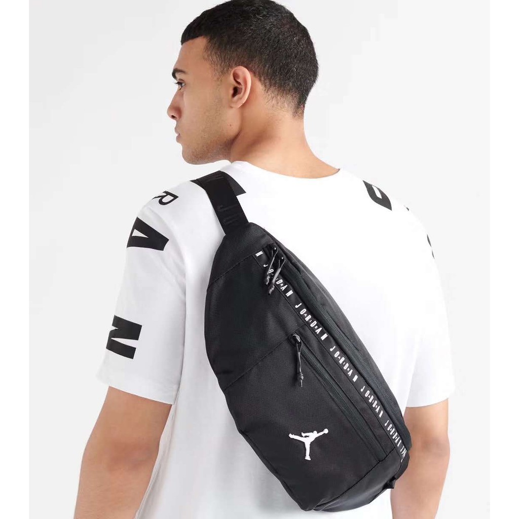 NIKE AIR JORDAN Men's Crossbody Bag Waist Men Chest Bag Cross Body Bag