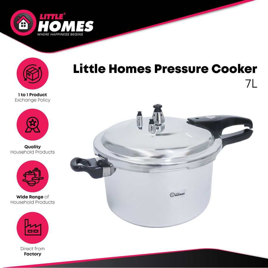 Little Homes Aluminium Pressure Cooker Large Capacity (24cm/7L) 氣壓鍋