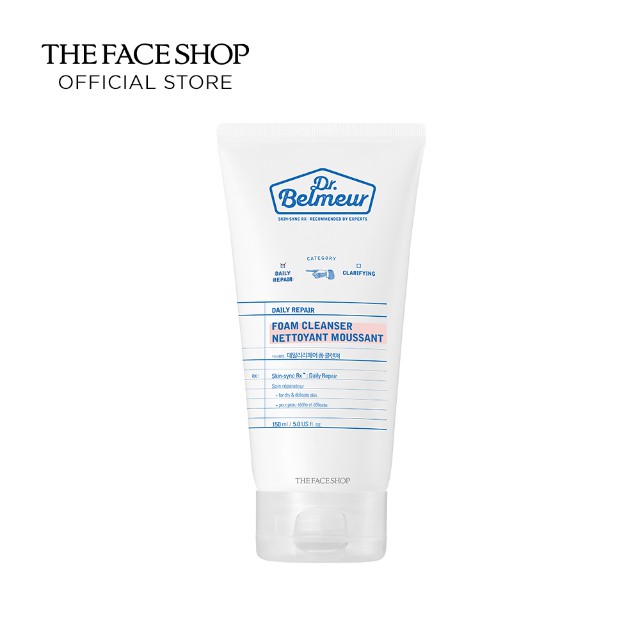 THE FACE SHOP Dr.Belmeur Daily Repair Foam Cleanser