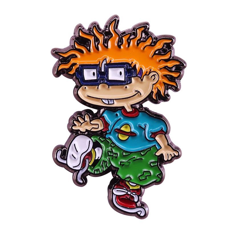 Chuckie Finster Rugrats Badge Cute Cartoon Brooch 90s Nostalgic Childhood Jewelry Shopee Malaysia