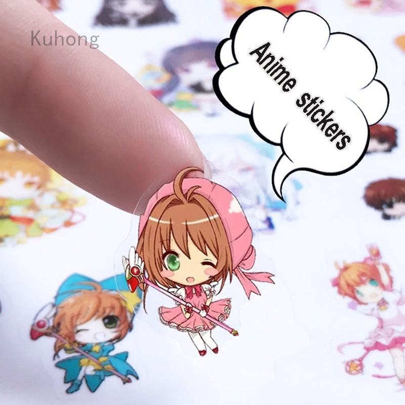 1sheets Kawaii Anime Manga Transparent Stickers Japanese Stationery Stickers For Diary Notebook 11 Style Shopee Malaysia