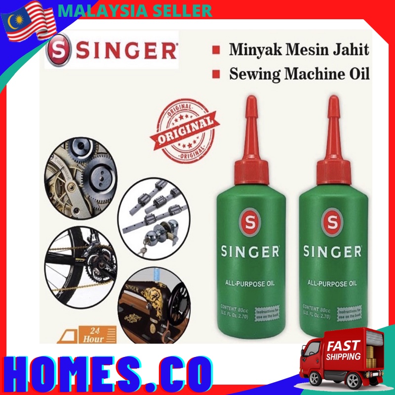 Minyak Mesin Singer 80ml / Singer All Purpose Sewing Machine Oil Minyak