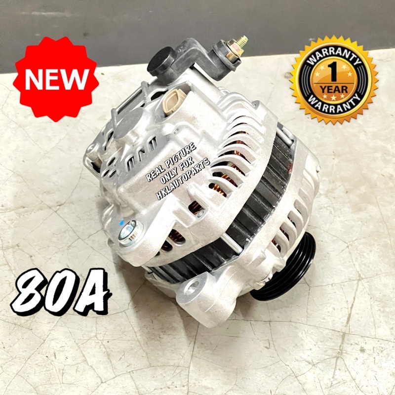 100 NEW PERODUA ALZA 1.5 ALTERNATOR 3PIN 80A 12V 27060BZ210N (1 YEAR