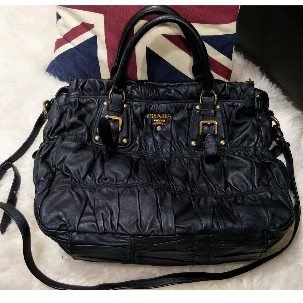 black bag prada