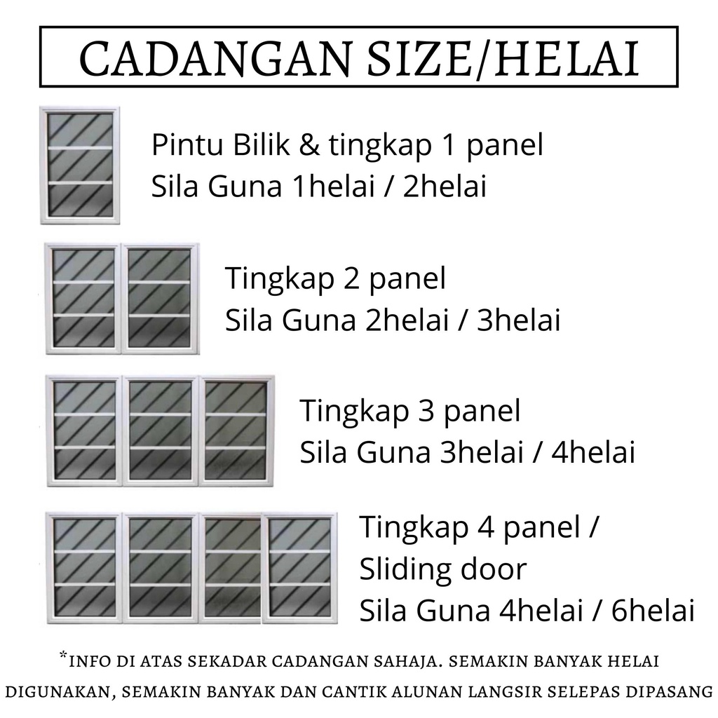 Readystok Langsir Blackout Langsir Langsir Tingkap Murah Blackout Curtain Curtain Langsir Siap Jahit Window Shopee Malaysia