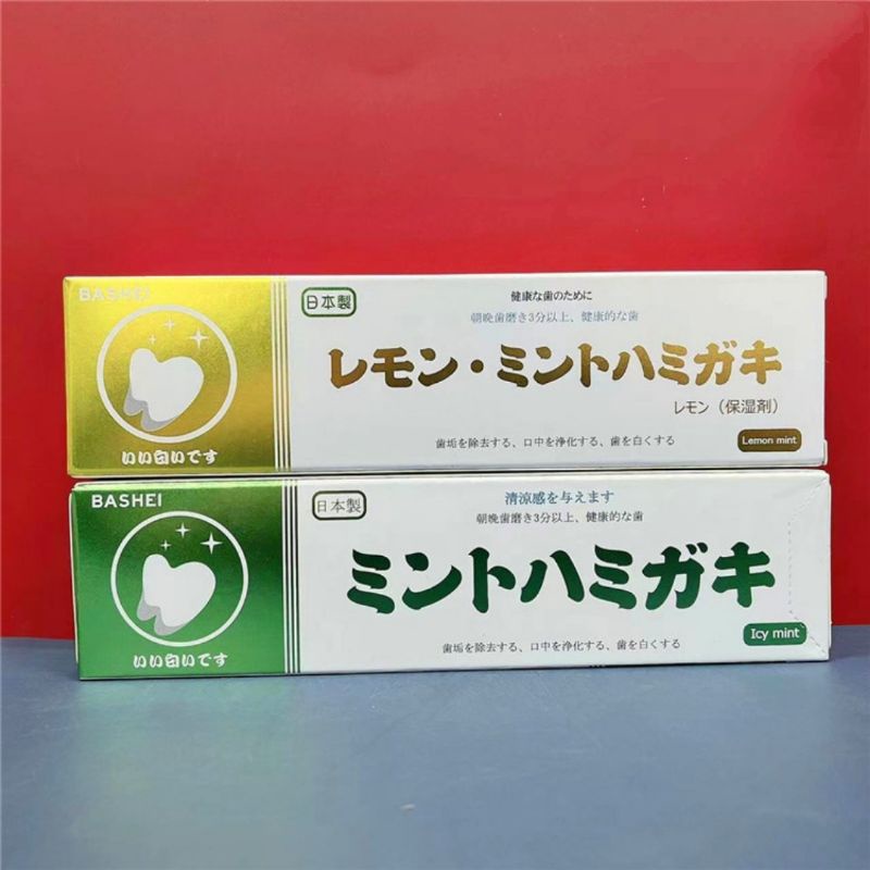 100g Japan imported lemon ice mint toothpaste household products naked price ubat gigi limau ais日本进口柠檬/冰爽薄荷味牙膏居家用品裸价