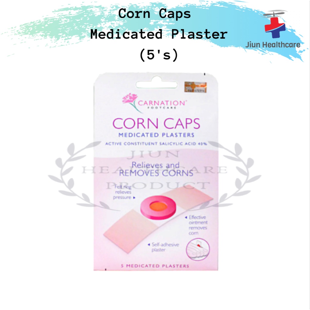 Carnation Corn Caps Medicated Plasters (5's) | Shopee Malaysia