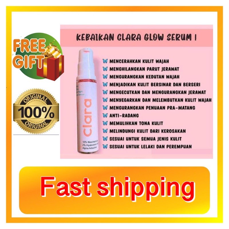 Buy Clara Glow Serum New Packaging 10ml Seetracker Malaysia