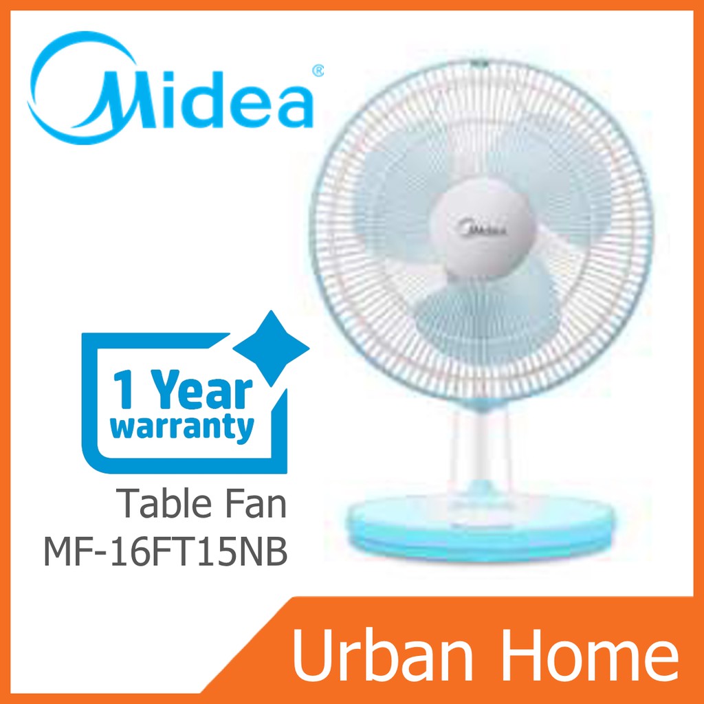 Midea 16 3 Speed Table Desk Fan Mf 16ft15nb Mf16ft15nb Shopee Malaysia