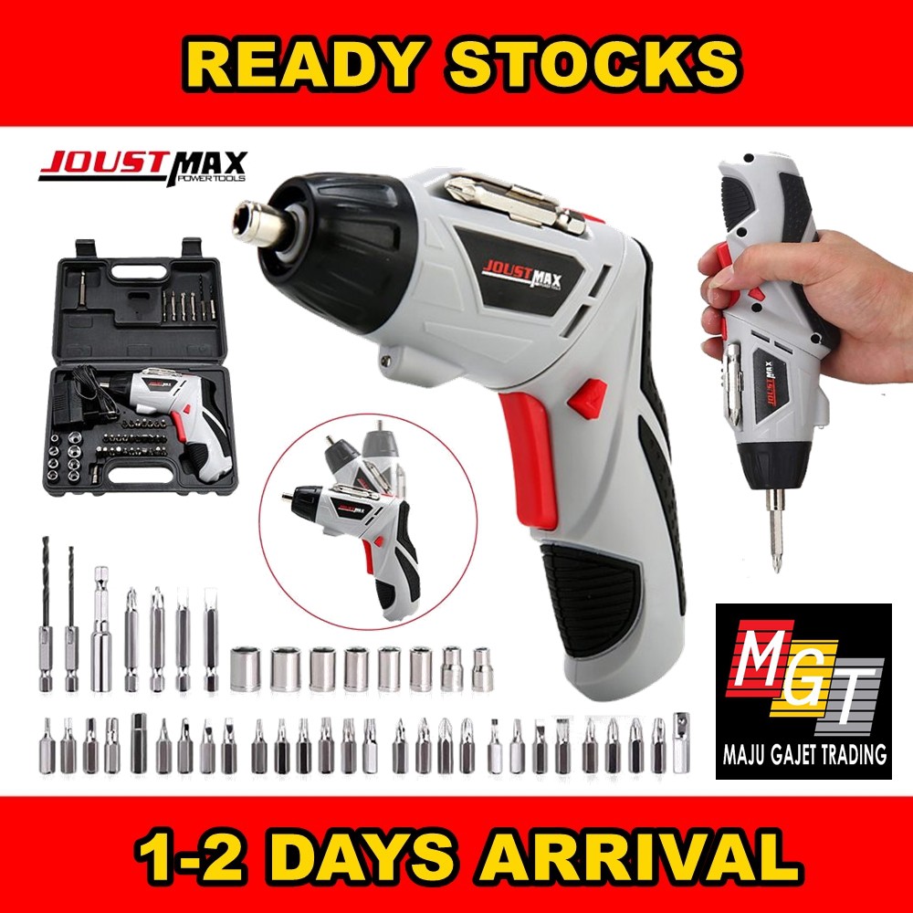 MGT Joust Max 4.8V Cordless Rechargeable Screw Driver Electric