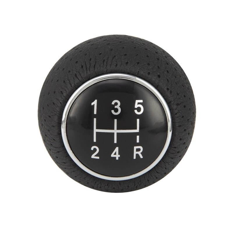 Tombol Alih Gear Kereta 5 Speed Stick Lever Leather Universal Manual Shifter Auto Accessories