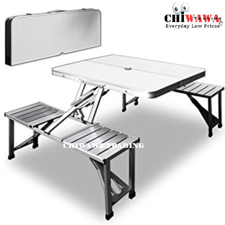 aluminium folding picnic table
