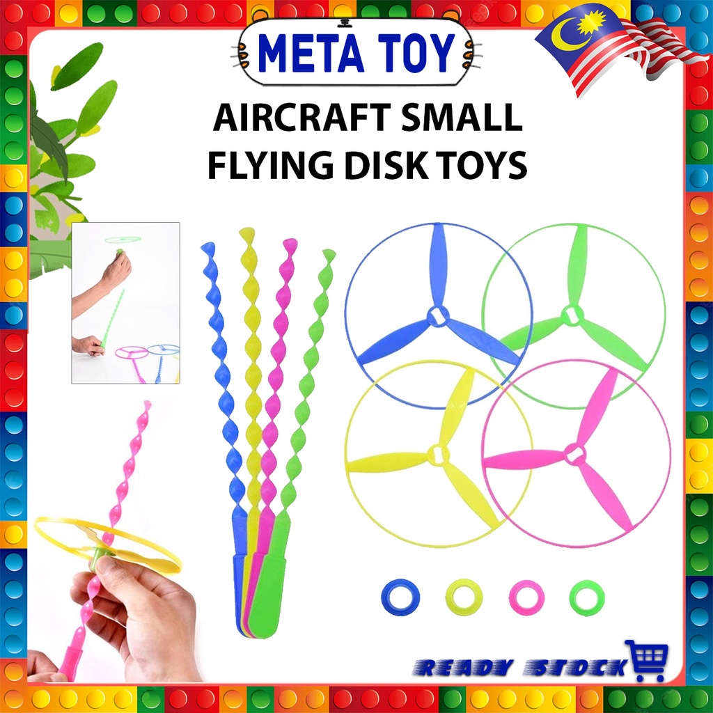 Game Aircraft Small Flying Disk Flying Gyro Flying Saucer Hand Push