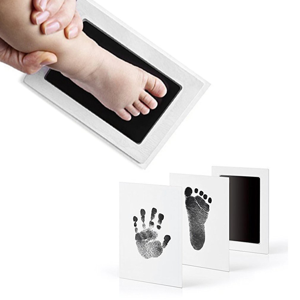 Baby Footprints Handprint Ink Pads Safe Non-toxic Ink Pads Kits for Baby  Shower Baby Paw Print Pad Foot Print Pad Inkless