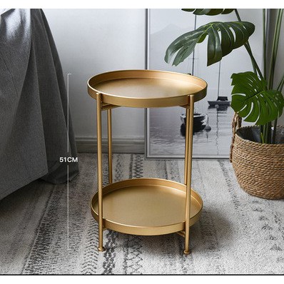 READY STOCK Golden Nordic Side Table Premium Quality Meja 