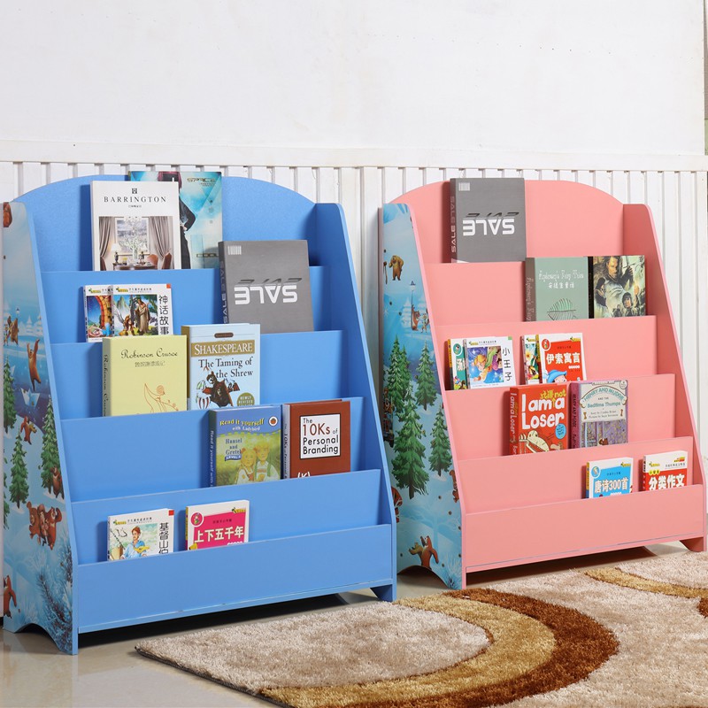 Children Kids Wooden Bookshelf Book Rack Shopee Malaysia