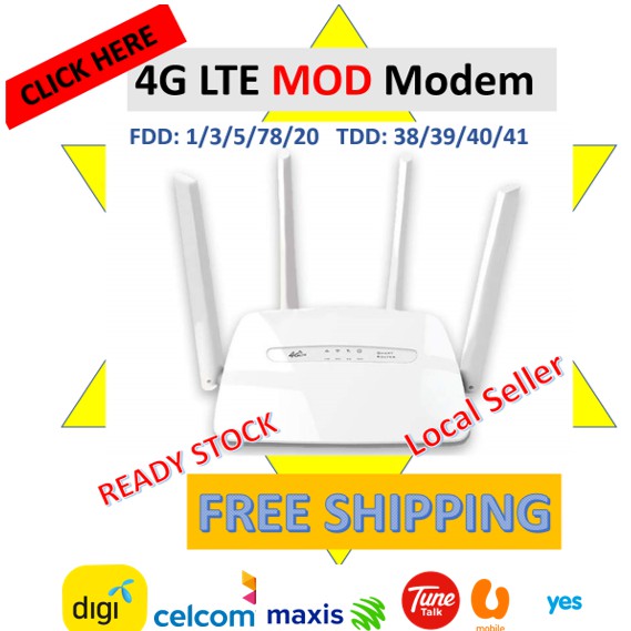 Buy Modem Wifi Simcard Cpe C300 Modified 4g Lte Router Unlocked Unlimited Hotspot Wifi Tethering Seetracker Malaysia