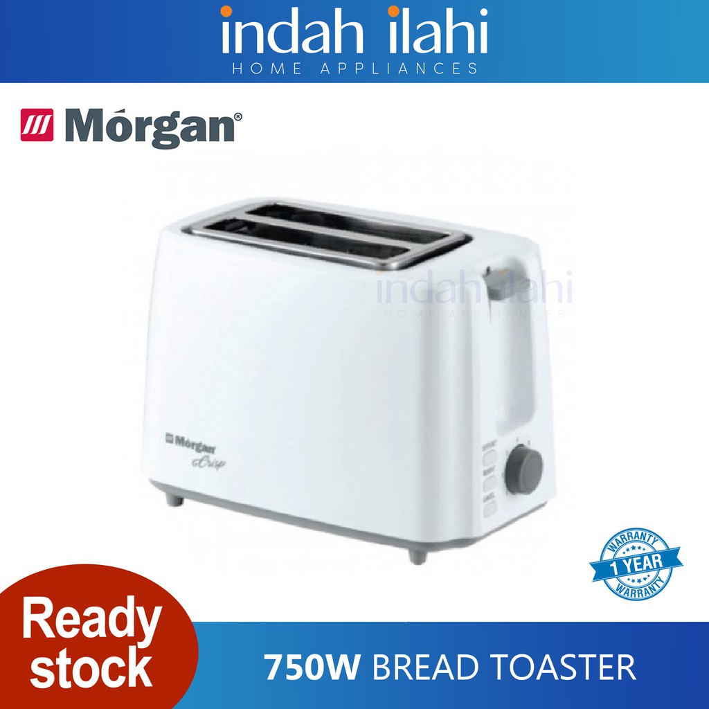 Morgan Toaster Slice Toaster with Cover Pembakar Roti MTS-22A MTS-22C