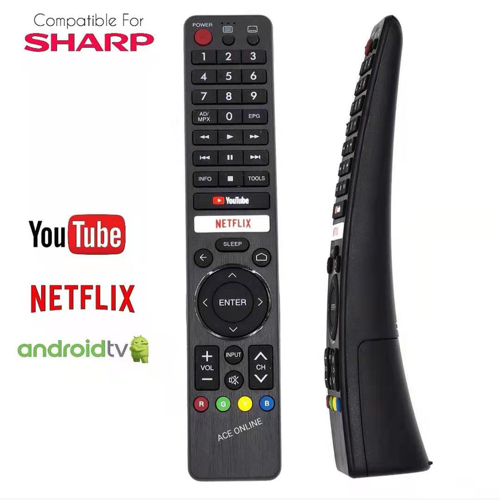 SHARP LED/Android TV /Smart TV Remote Control 326 Compatible With