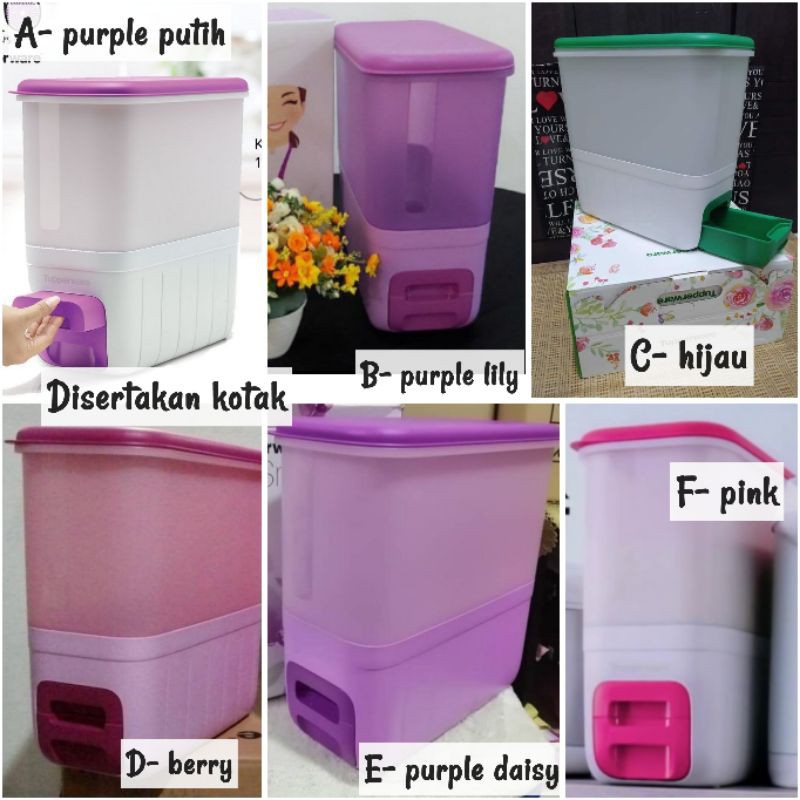 Tupperware Ricesmart / Rice Smart Bekas beras pulut 10kg 5kg