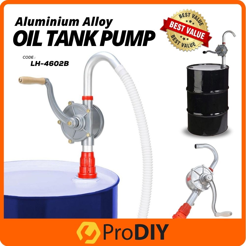 LH4602B Aluminium Alloy Self Priming Rotary Oil Diesel Fuel 44 Gallon