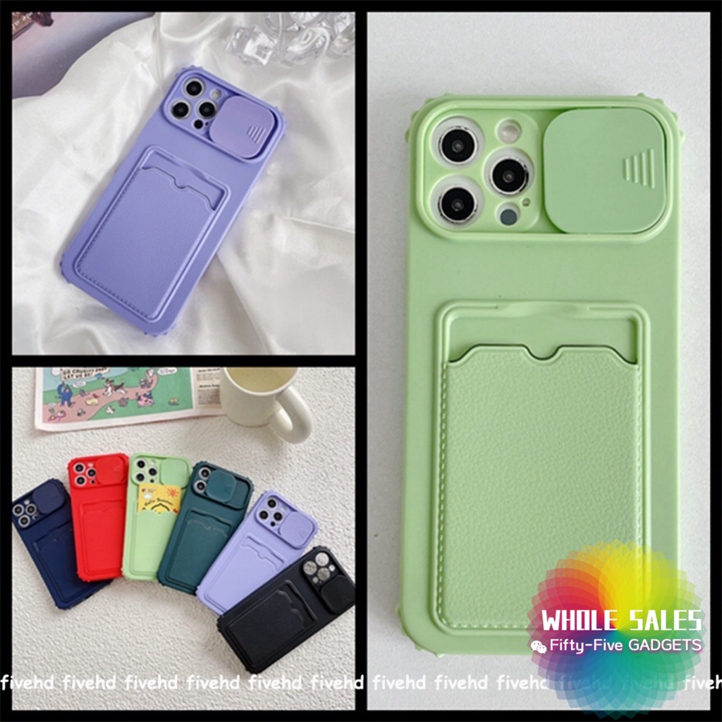 VIVO Y12A Y100 Y33T Y15A Y15s Y12D Y12S Y20 Y18 Y12 Y15 Y17 Y17s Y33s Y1s Y91c Y03 Camera Protector Card Slot TPU Case