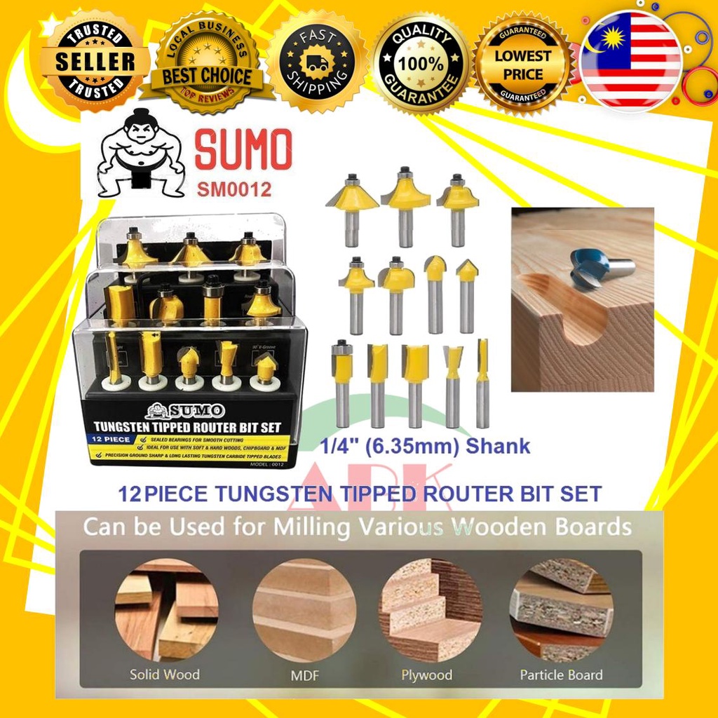 SUMO 12PCS 1/4