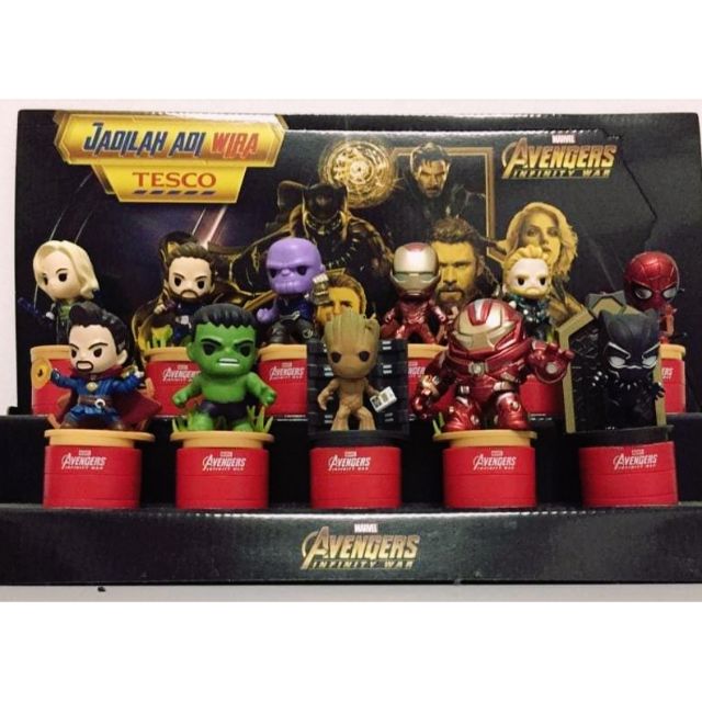 Full Set To Let Go Tesco Avengers 11pcs Action Kit Shopee Malaysia - roblox character tesco