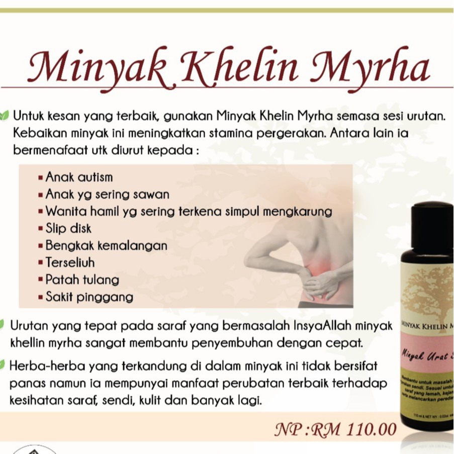 Buy Minyak Khelin Myrha Jrm Seetracker Malaysia