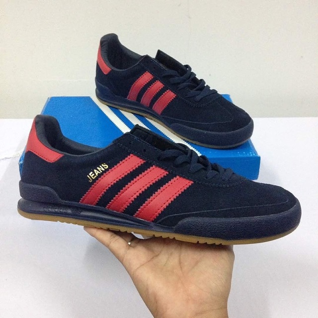 adidas jeans dark blue