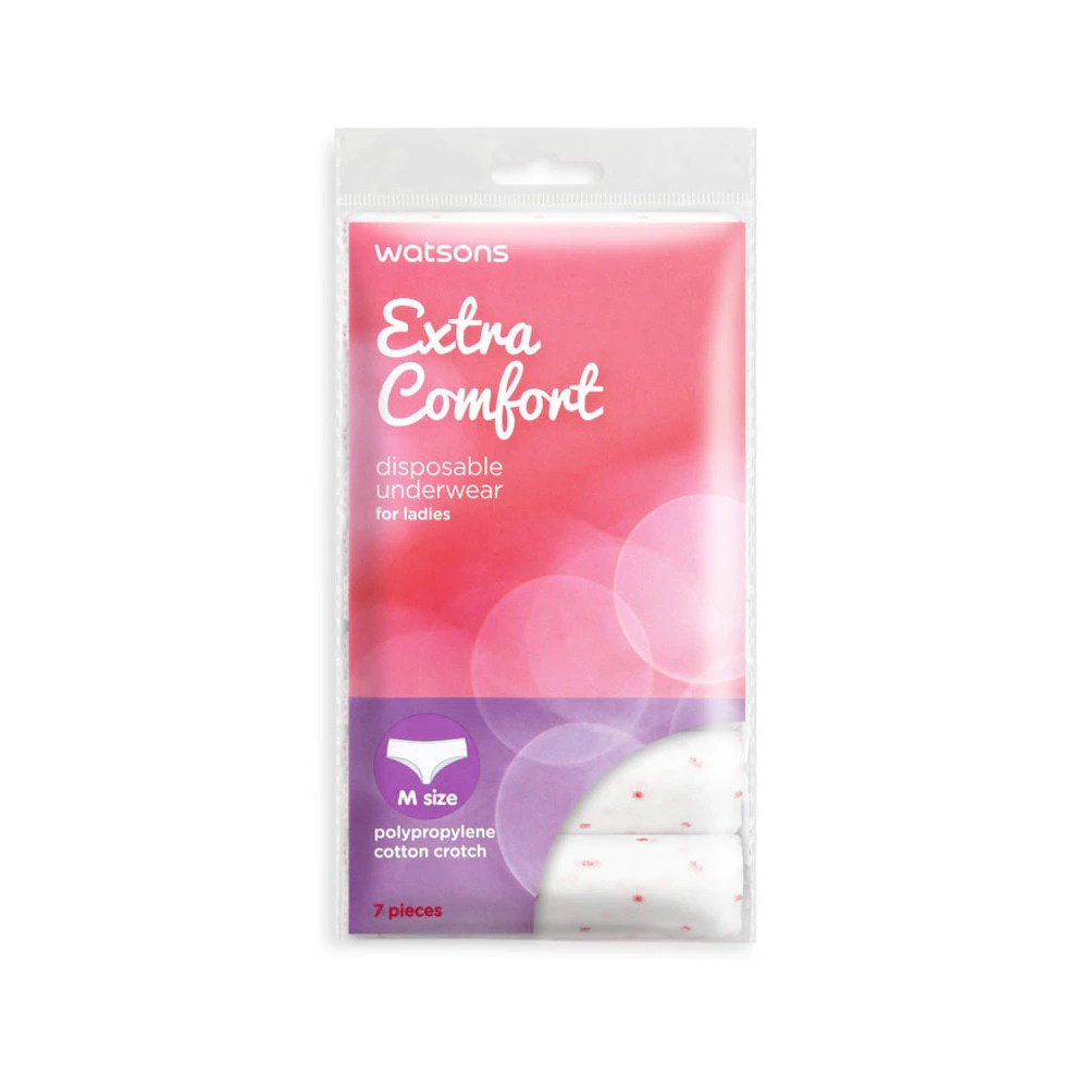WATSONS Extra Comfort Disposable Underwear Ladies (Polypropylene/Cotton
