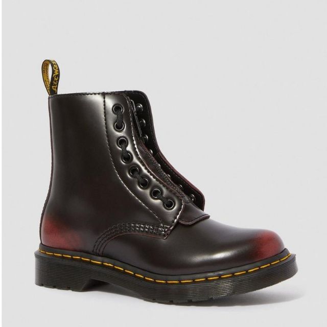 dr marten pascal cherry red