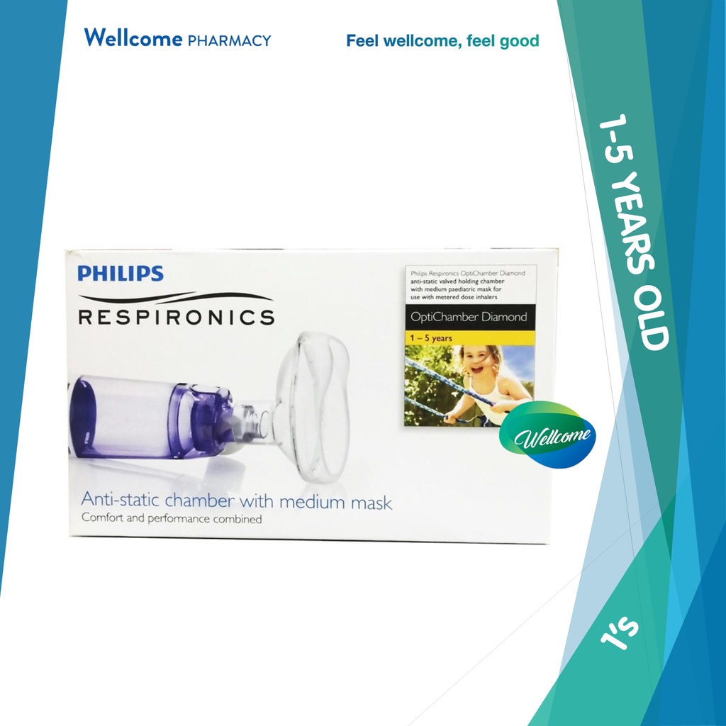 Philips Respironics OptiChamber Diamond - Anti-Static Chamber With ...