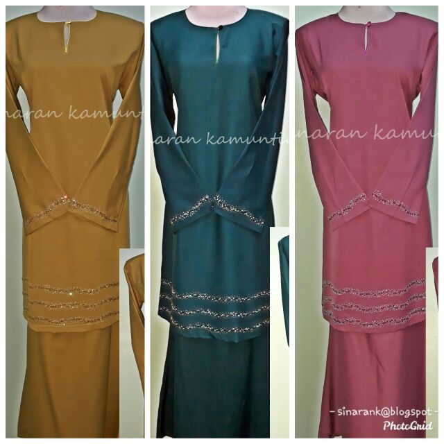 Baju Kurung Moden Manik Shopee Malaysia