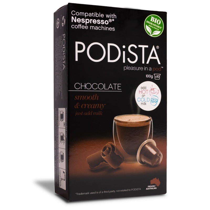 PODiSTA Hot Chocolate Nespresso®* Compatible Pod 10pk Shopee Malaysia
