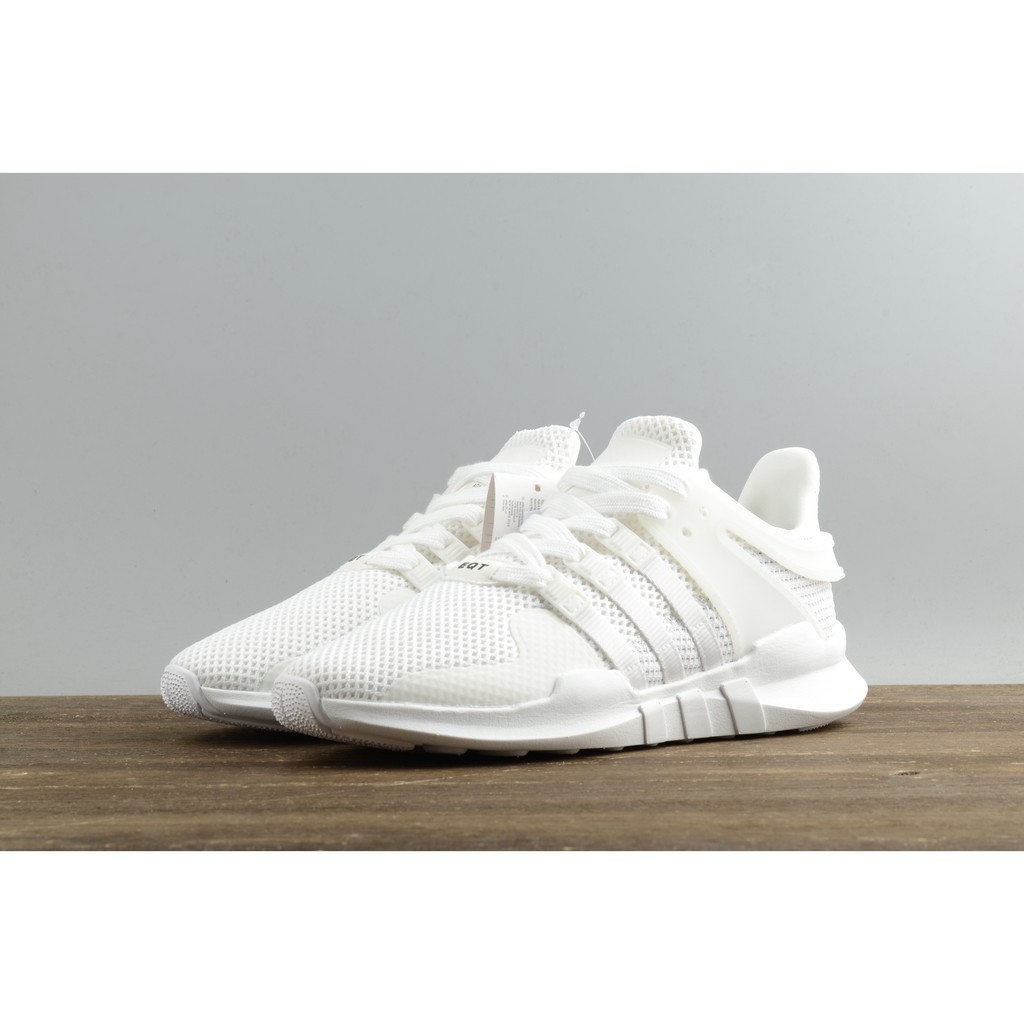 original adidas EQT Support ADV all white breathable sport running shoe men  wmn | Shopee Malaysia