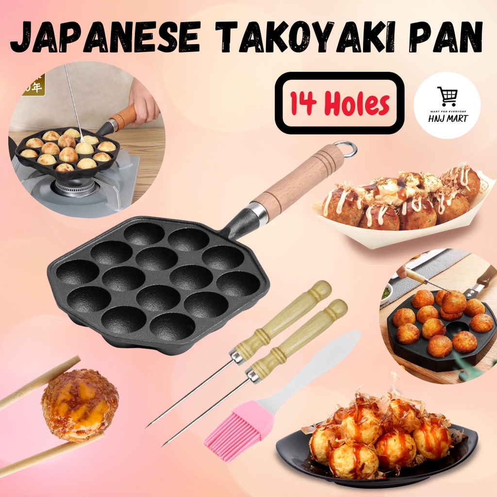 Topyond Taiyaki Pan,Poêle Takoyaki En Fonte,14 Cavités 3.5cm Antiadhésives Takoyaki Grill Pan,Excellente Conductivité Thermique Takoyaki Machine Topyond Taiyaki Pan,Poêle Takoyaki En Fonte,14 Cavités 3.5cm Antiadhésives Takoyaki Grill Pan,Excellente Conductivité Thermique Takoyaki Machine