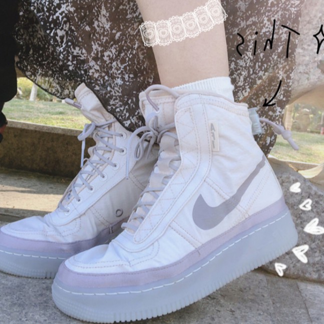 nike air force 1 rain boots