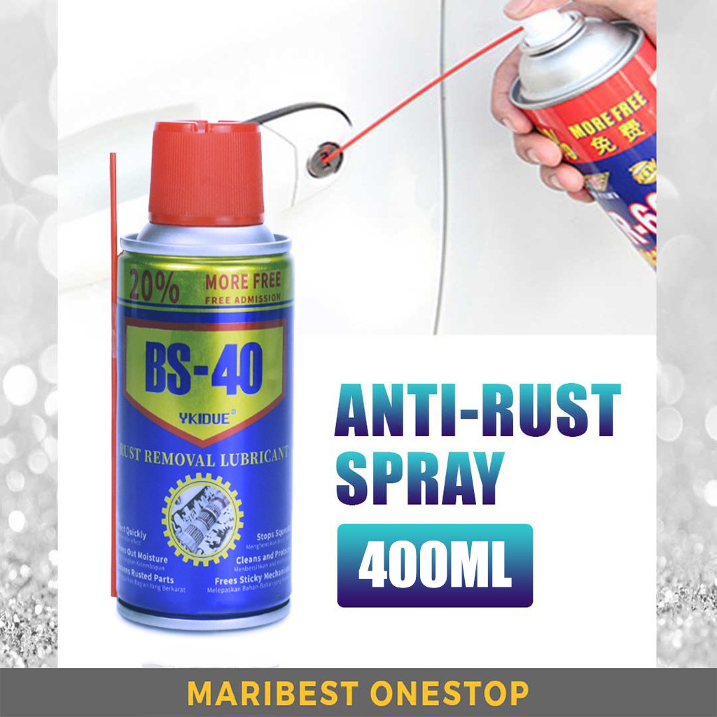 400ML Anti Rust Spray Lubricant Lubricating Spray Penetrating Oil Automotive Spray