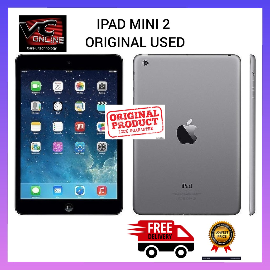 100 Original Apple Ipad Mini 2 Used Premium Stock Shopee Malaysia