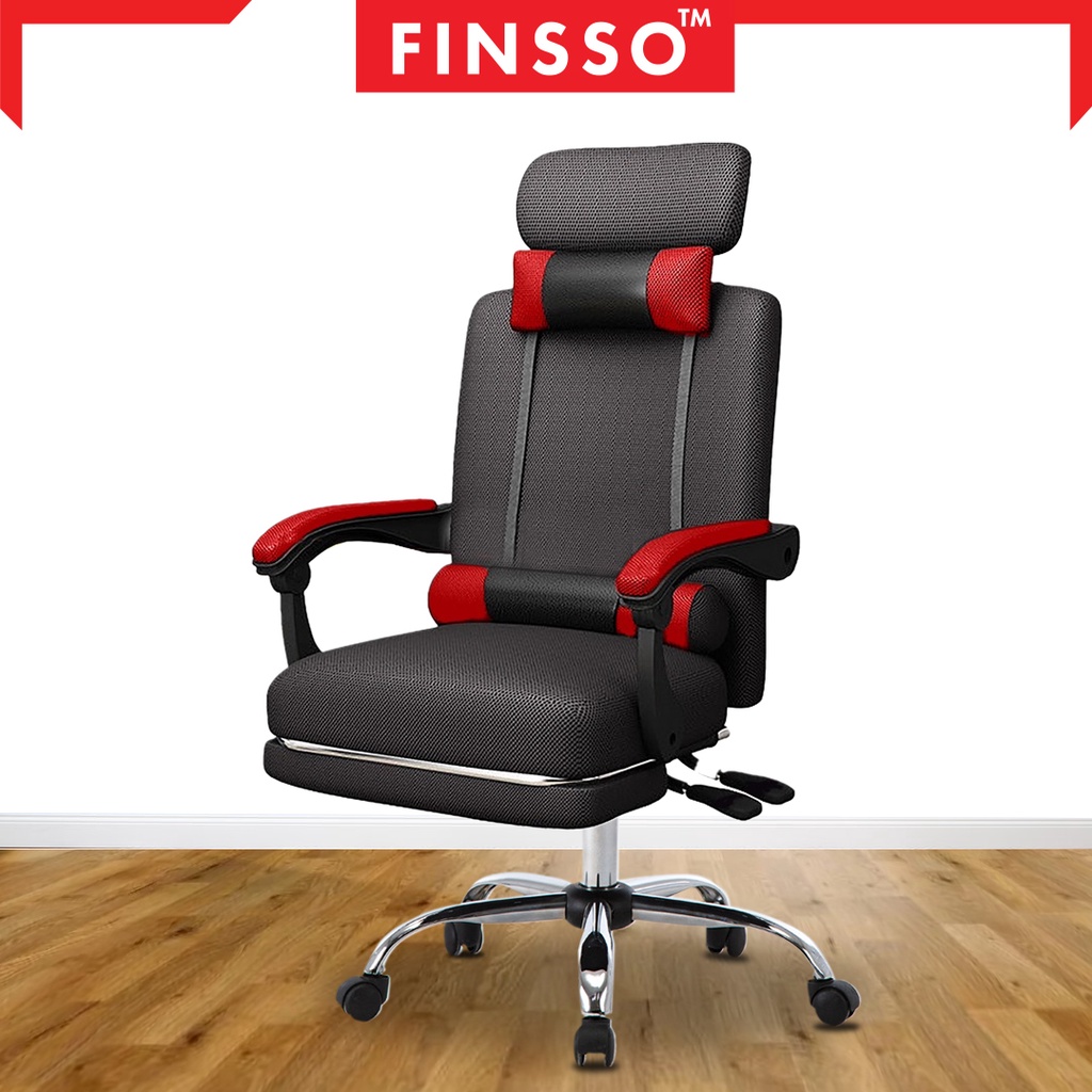 FINSSO : Remon 355 Ergonomic Designed High Backrest Swivel Mesh Office Chair Gaming Chair Computer Chair Office Kerusi