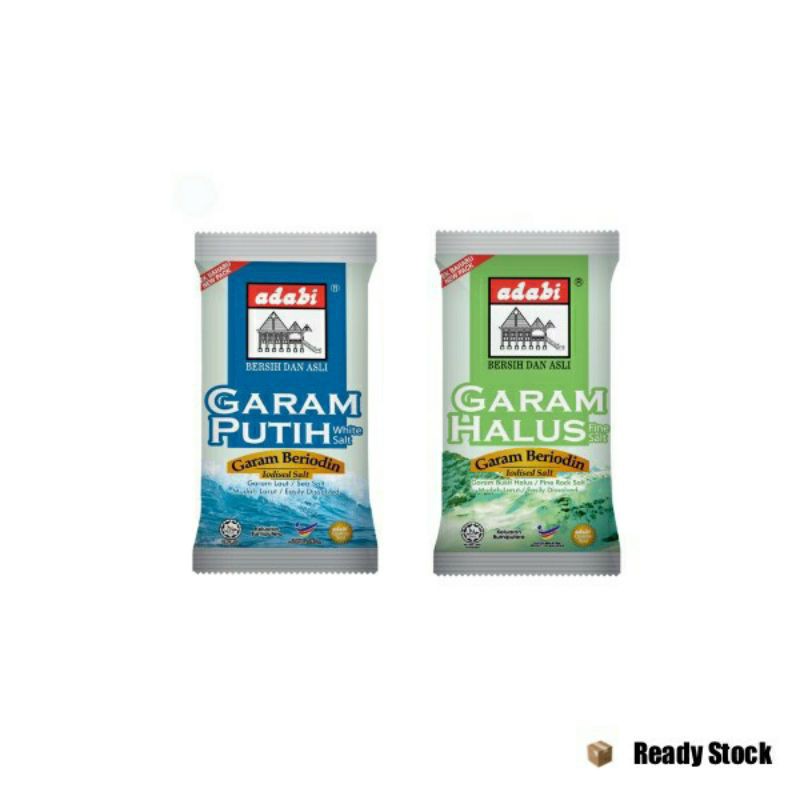 Buy Adabi Garam Harus Putih 400g Seetracker Malaysia