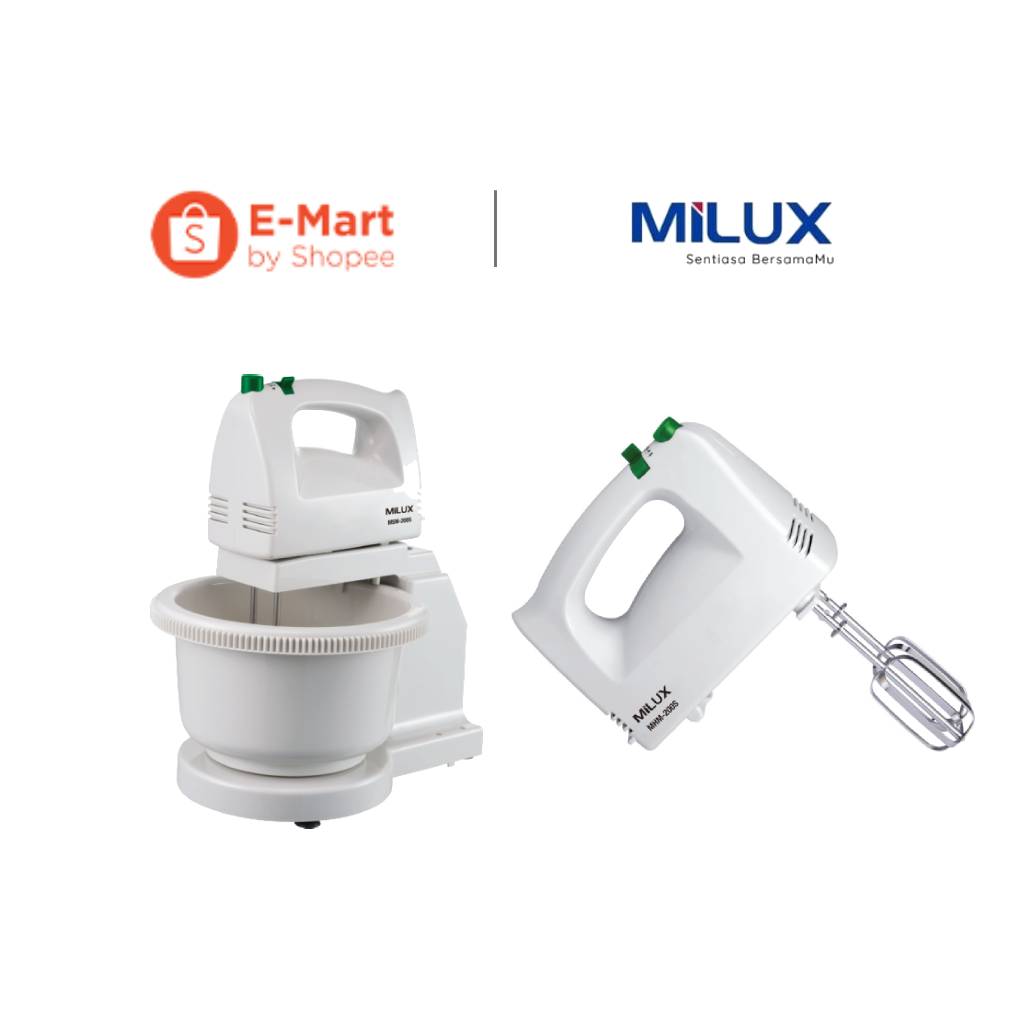 Milux Stand Mixer MSM-200S MSM200S | Hand Mixer MHM-200S MHM200S