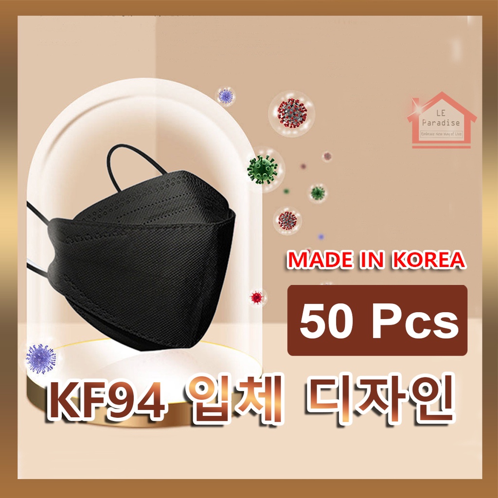 JOVIAN Mask Headloop Face Musk KF 94 Korean Mask Hijab Toping Muka