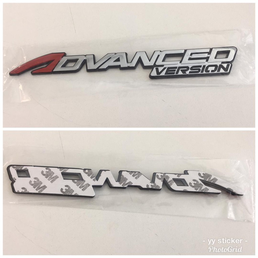 EMBLEM LOGO ALZA ADVANCED VERSION PERODUA ALZA  Shopee 
