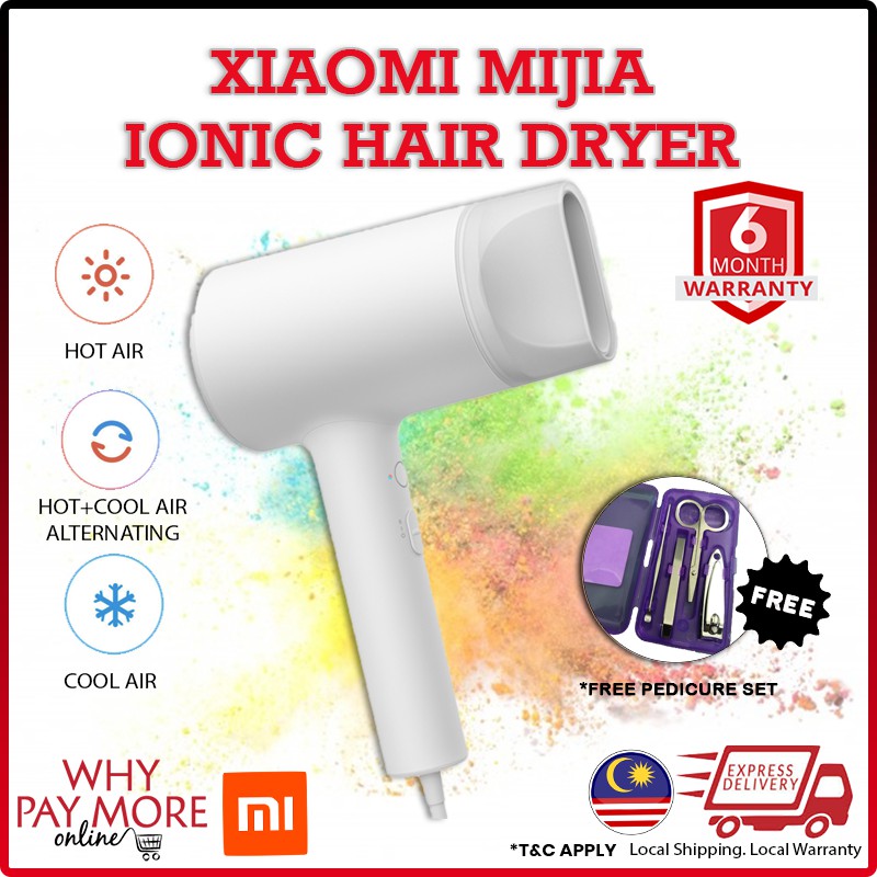 2019 Xiaomi Mijia Water Ion Hair Dryer 1800w Hair Care Anion