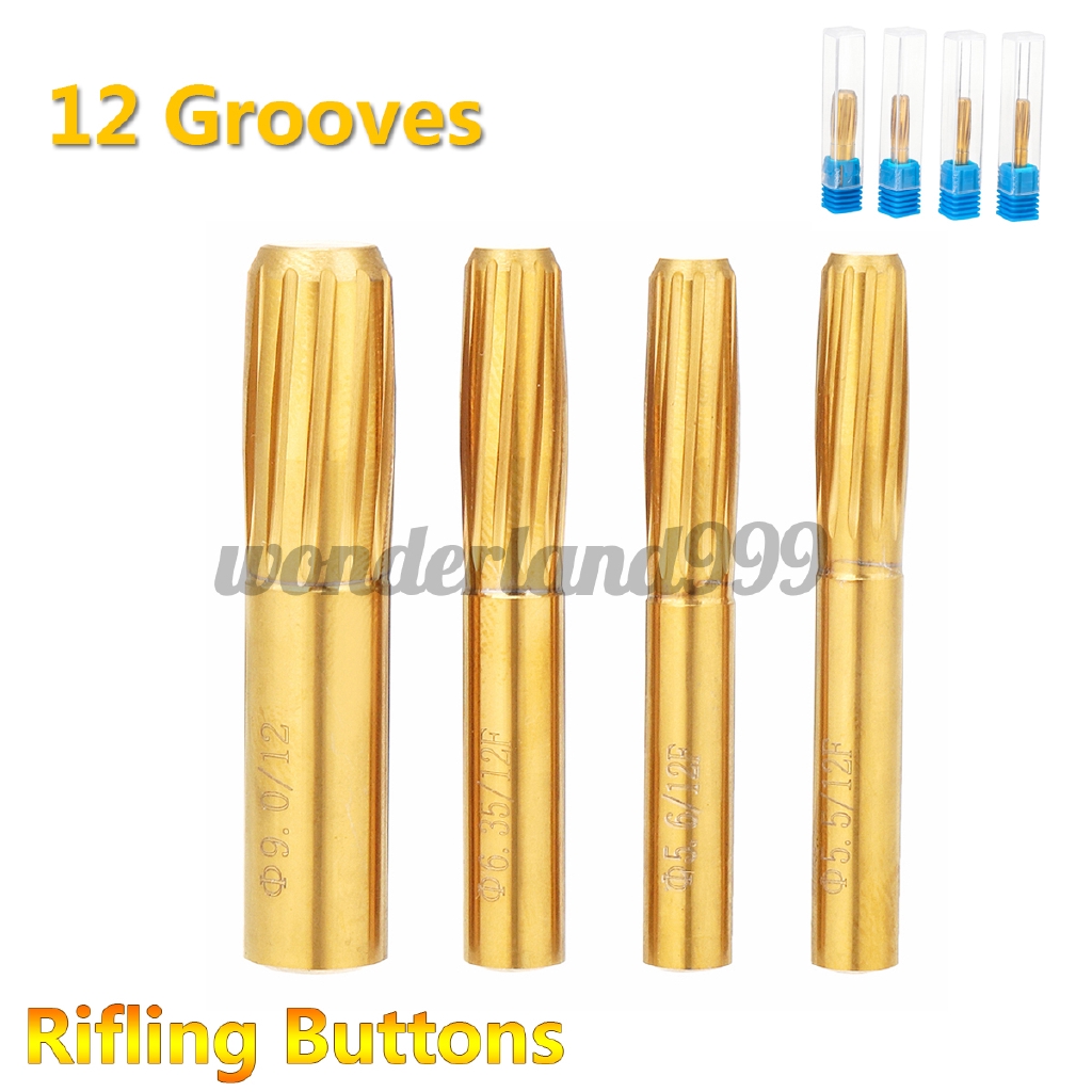 12 Groove Precision Double Layer Blade Push Rifling Button Chamber Milling Kit 