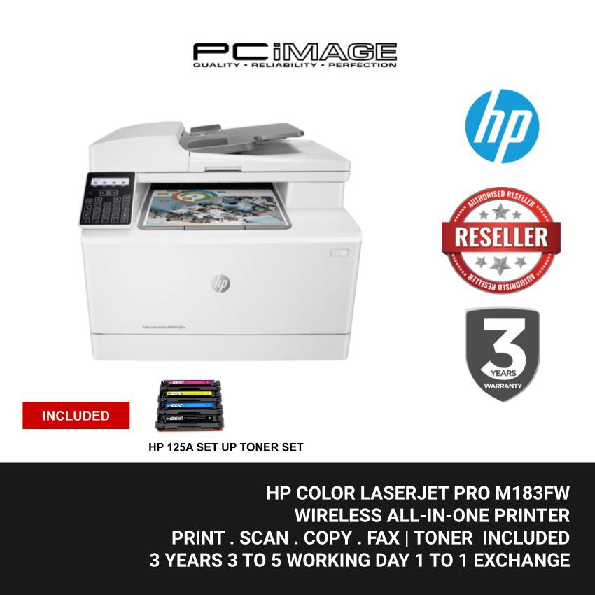 HP COLOR LASERJET PRO MFP M183FW ( PRINT,SCAN,COPY,FAX) Shopee Malaysia