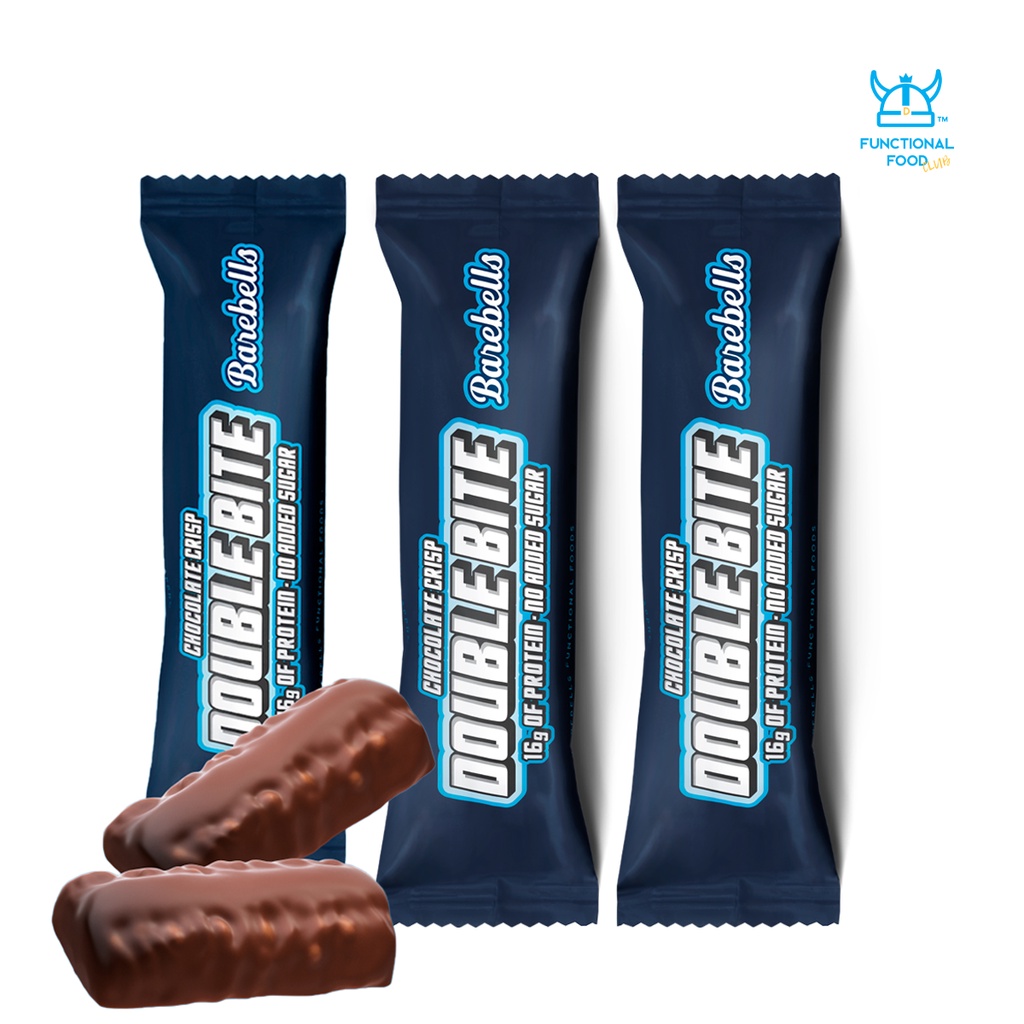Barebells Protein Bar Double Bite Chocolate Crisp (3 Bars) Shopee